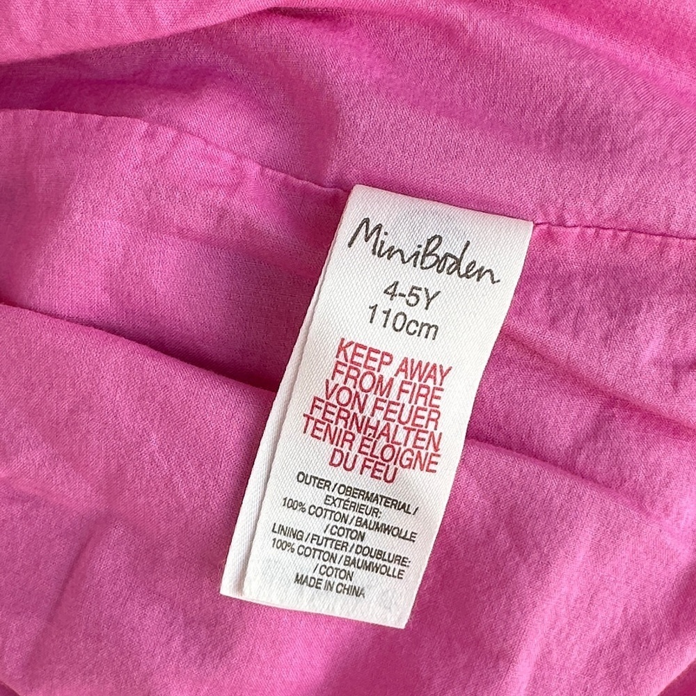 Mini Boden Vibrant Pink Fox Skirt - Picture 8 of 8